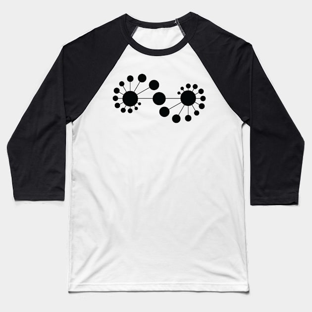 Knighton Hill Crop Circle Baseball T-Shirt by GalacticMantra